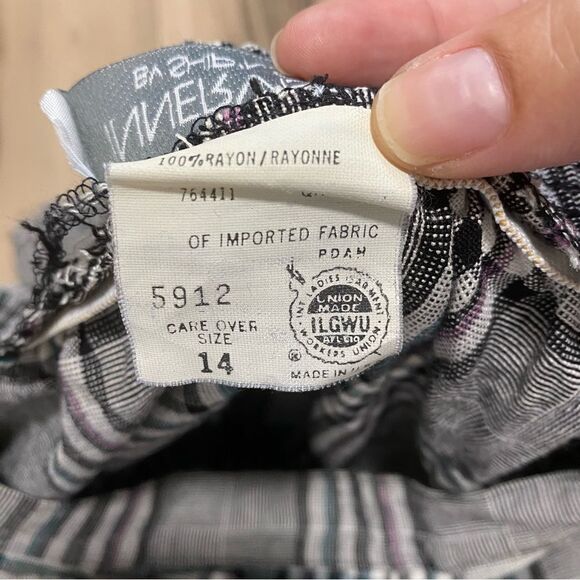 Vintage Innervisions by Shipshore Plaid Skirt Dark Academia - Picture 4 of 8